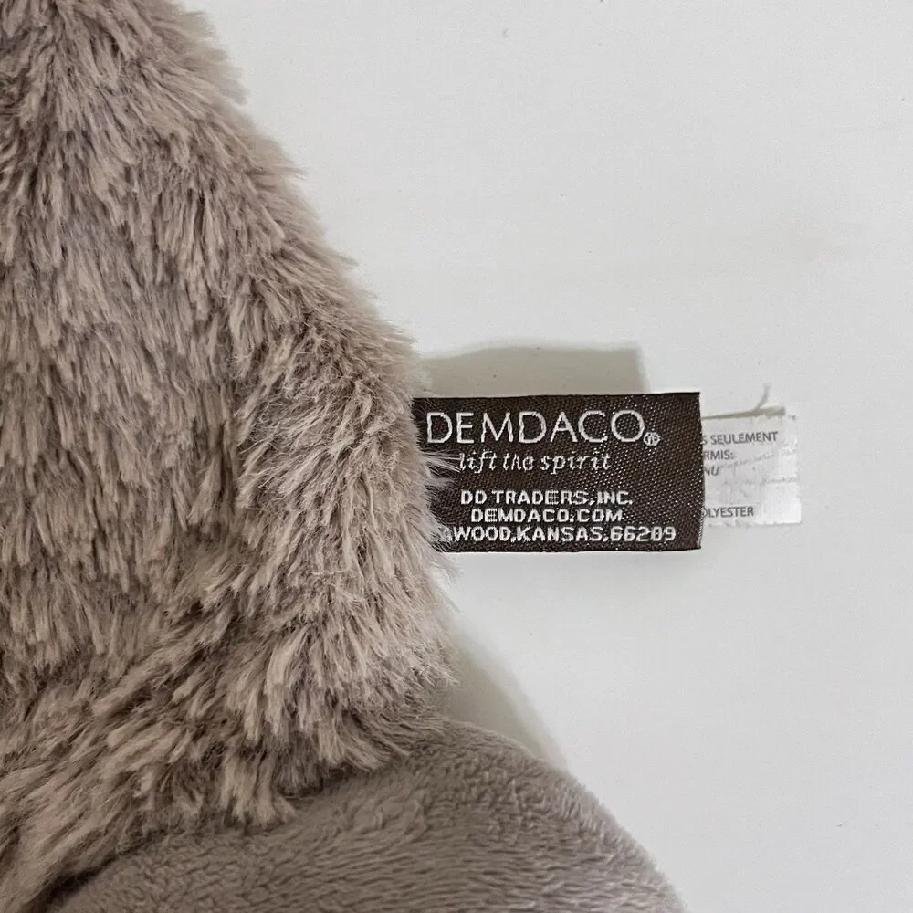 Demdaco Sloth Flat Security Blanket Rattle Lovey Lovie Plush 2019